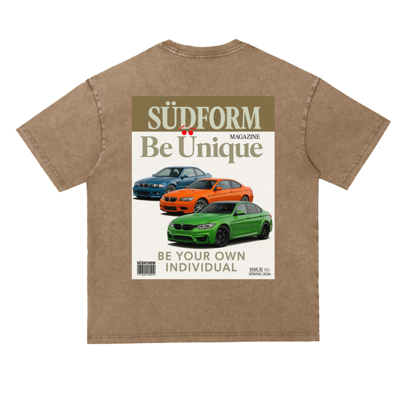 SÜDFORM Magazine issue 005 Snow Washed Heavyweight Oversize T-Shirt