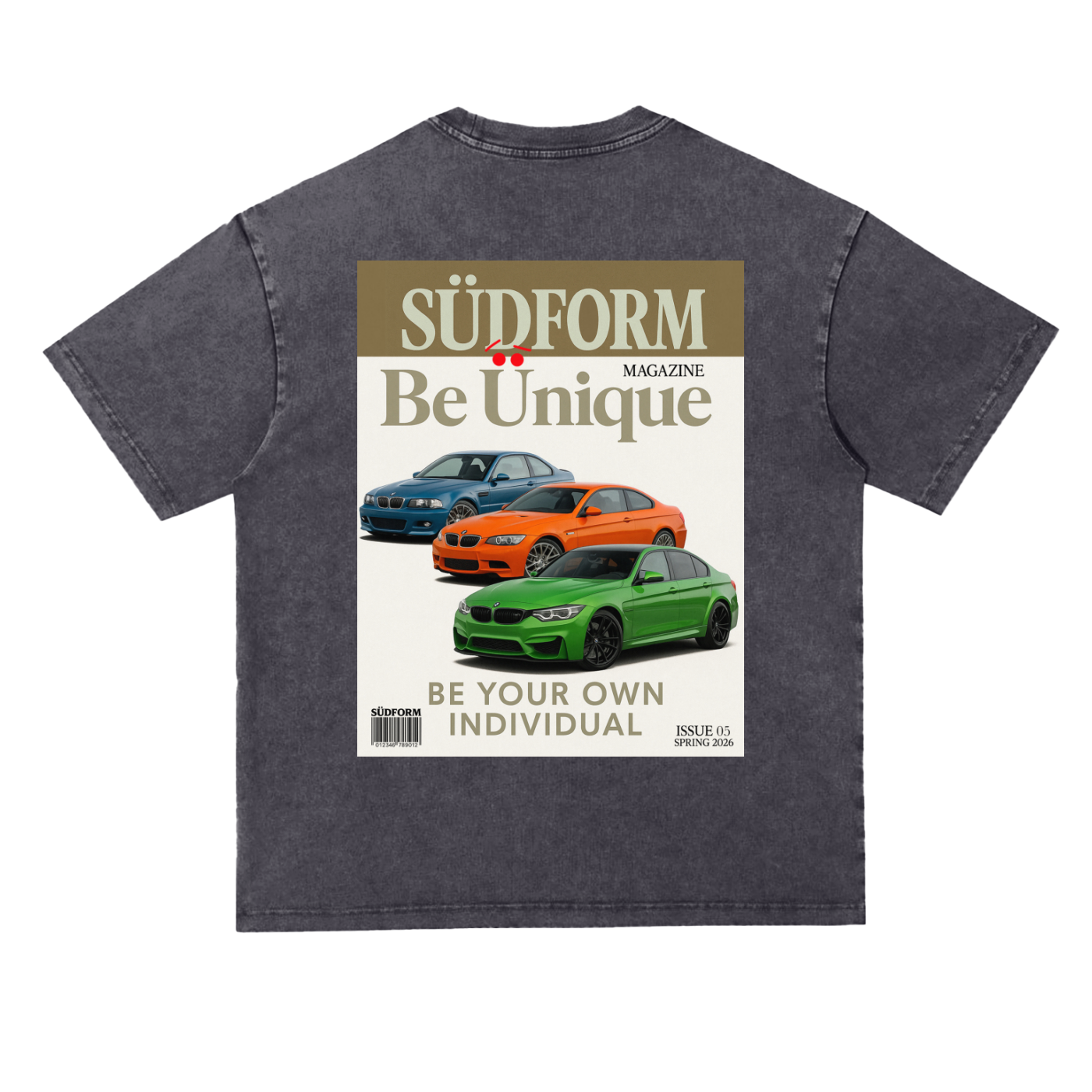 SÜDFORM Magazine issue 005 Snow Washed Heavyweight Oversize T-Shirt