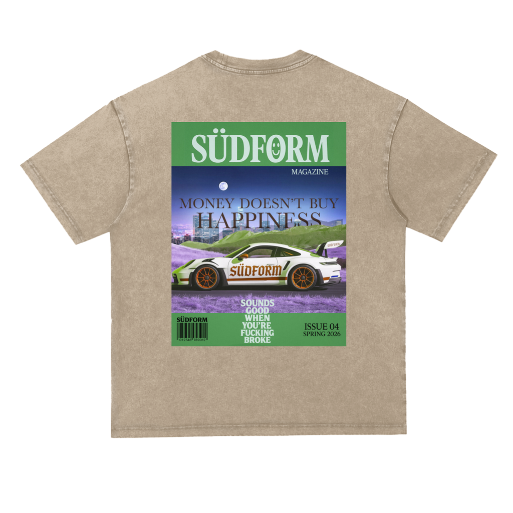 SÜDFORM Magazine issue 004 Snow Washed Heavyweight Oversize T-Shirt