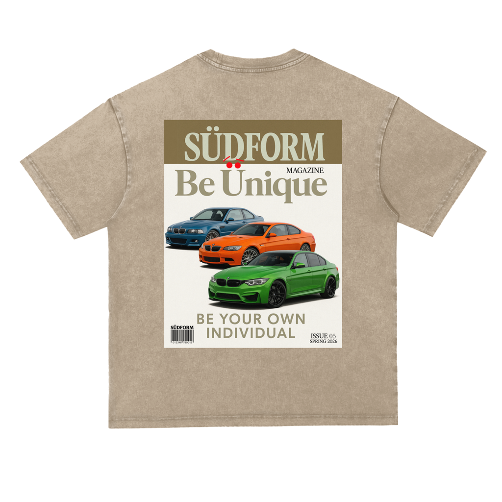 SÜDFORM Magazine issue 005 Snow Washed Heavyweight Oversize T-Shirt