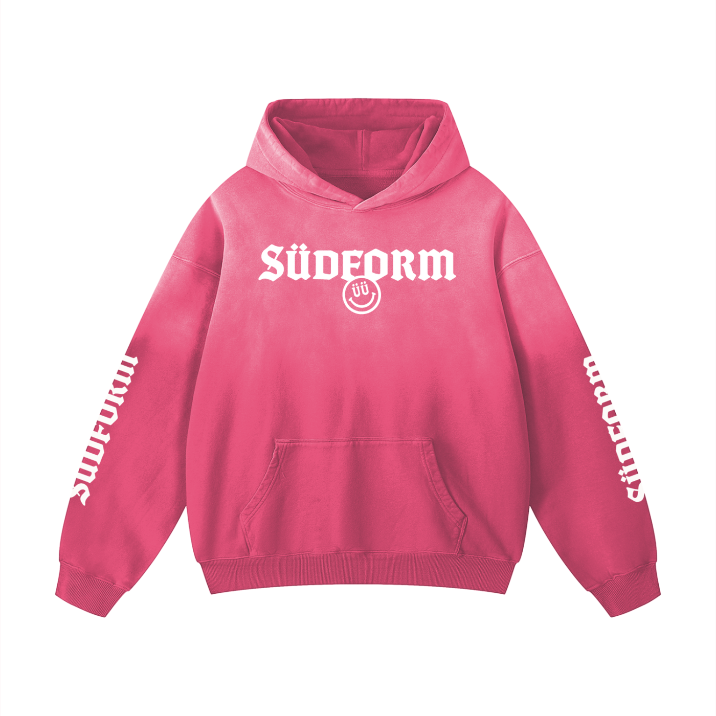 SÜDFORM "Jump School" Heavyweight Sunfade Oversized Hoodie