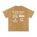"ARCHIVE" SÜDFORM Snow Washed Oversized Cotton T-Shirt