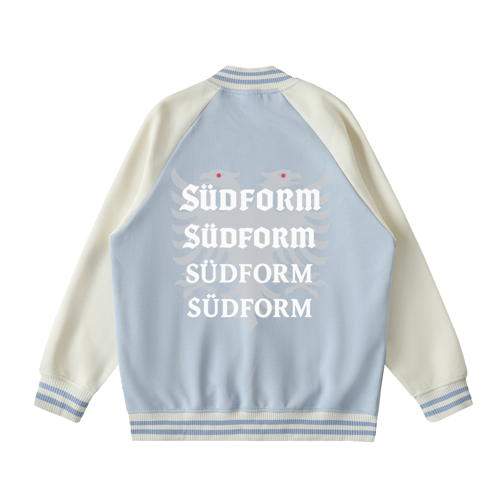 SÜDFORM Two Tone Raglan Sleeve Varsity Jacket