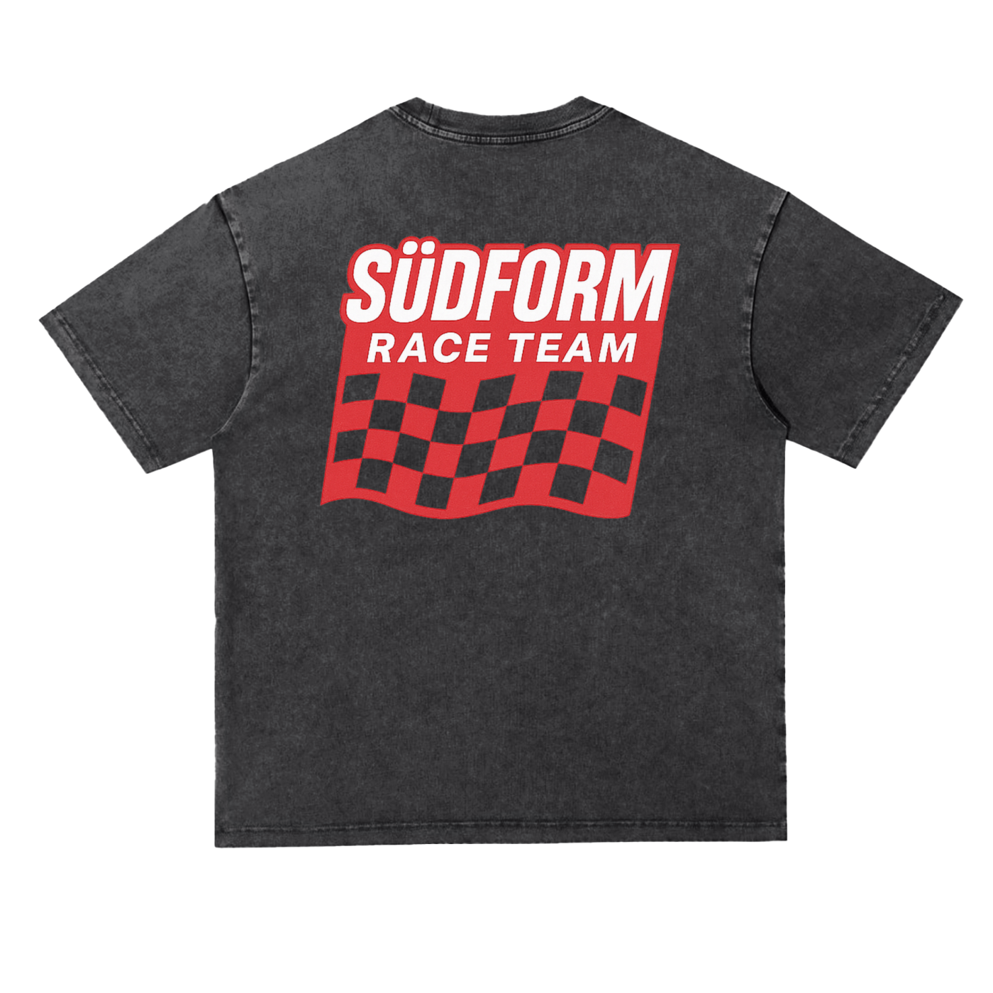 "SÜDFORM RACE TEAM" Snow Washed Heavyweight Oversize T-Shirt