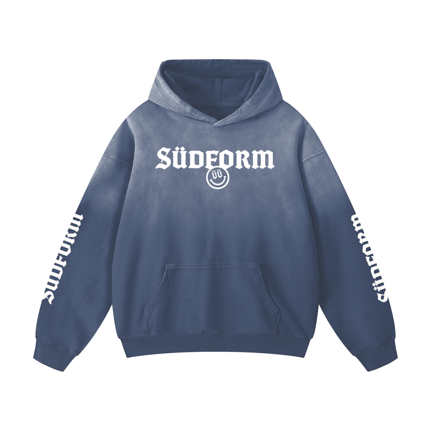 SÜDFORM "Jump School" Heavyweight Sunfade Oversized Hoodie