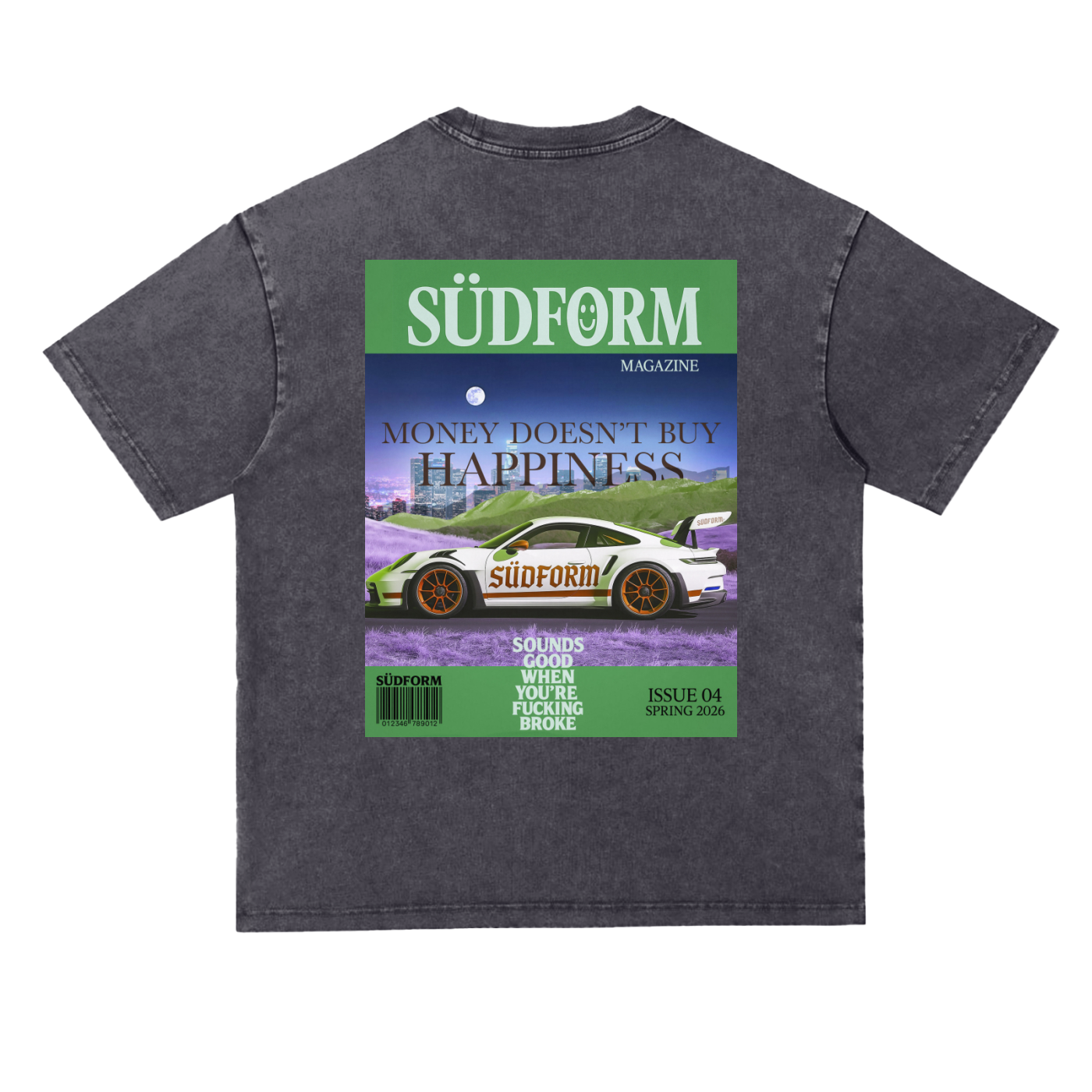 SÜDFORM Magazine issue 004 Snow Washed Heavyweight Oversize T-Shirt