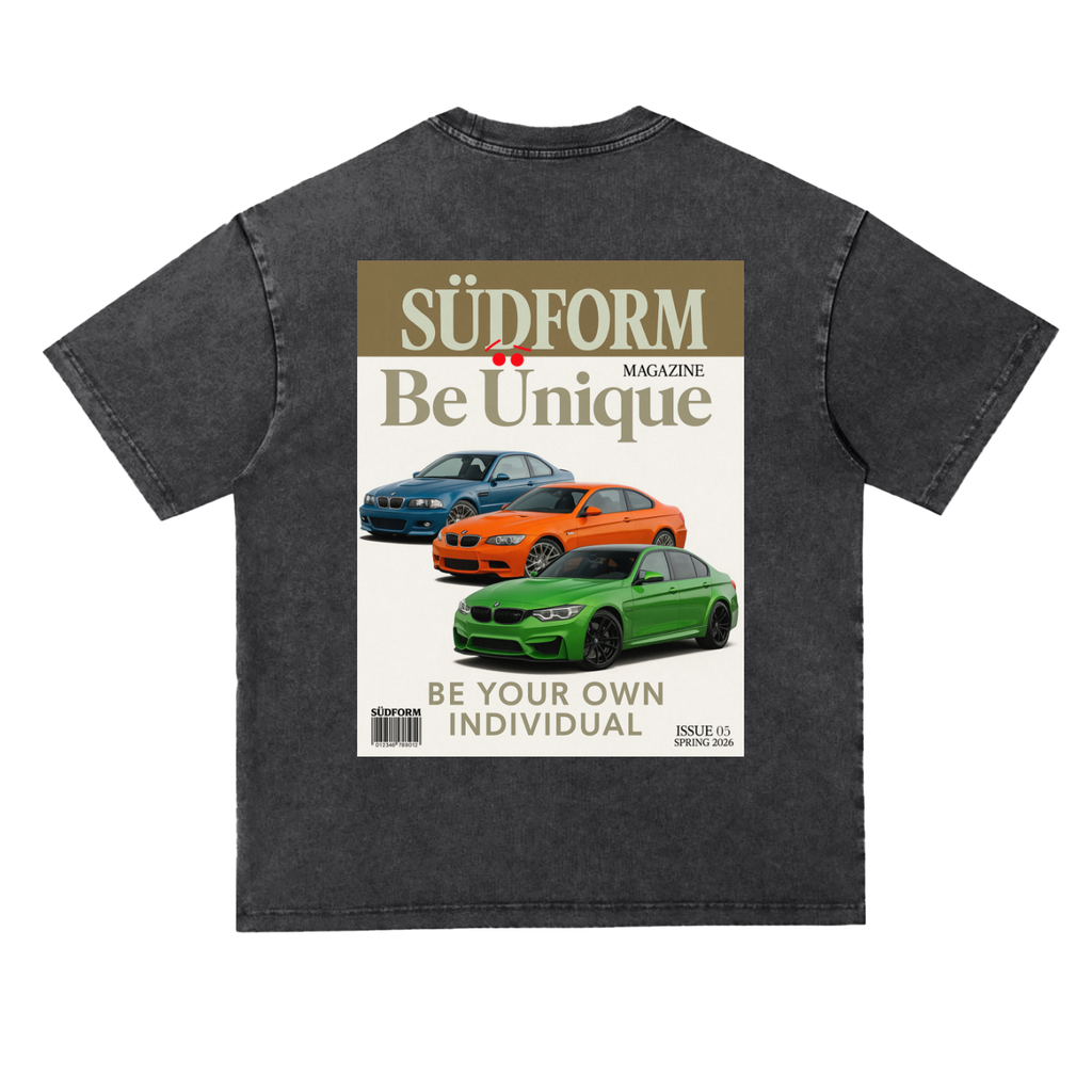 SÜDFORM Magazine issue 005 Snow Washed Heavyweight Oversize T-Shirt