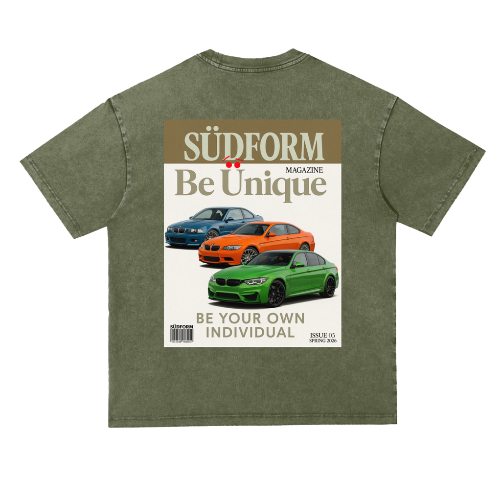 SÜDFORM Magazine issue 005 Snow Washed Heavyweight Oversize T-Shirt