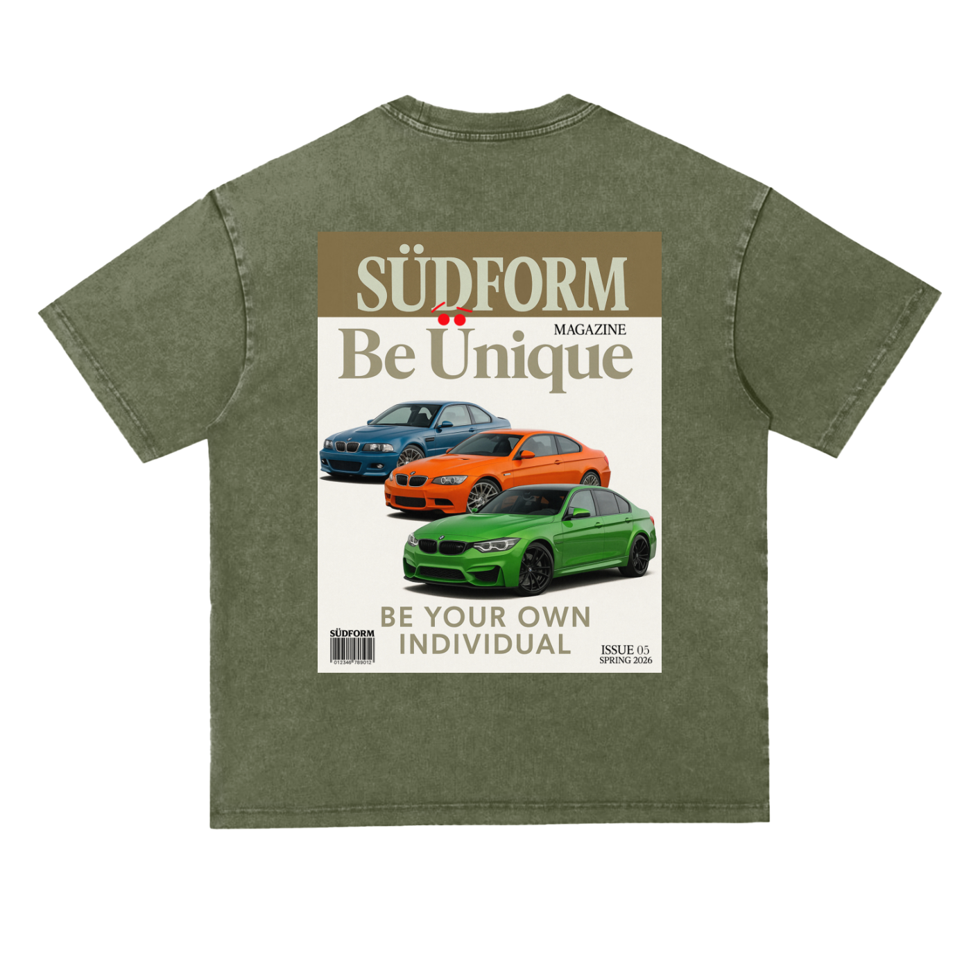 SÜDFORM Magazine issue 005 Snow Washed Heavyweight Oversize T-Shirt