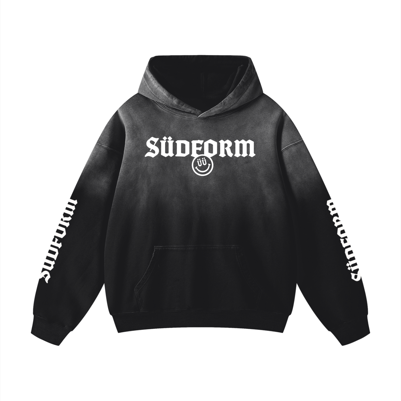 SÜDFORM "Jump School" Heavyweight Sunfade Oversized Hoodie