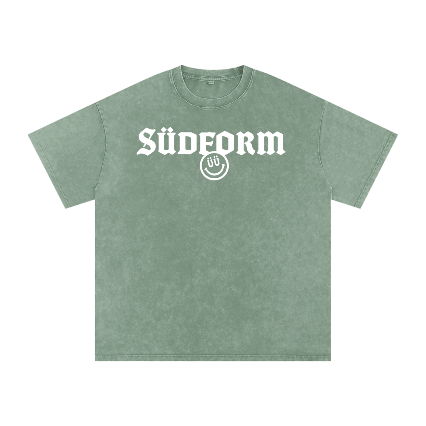 "Battle Green" SÜDFORM Snow washed oversized Tee