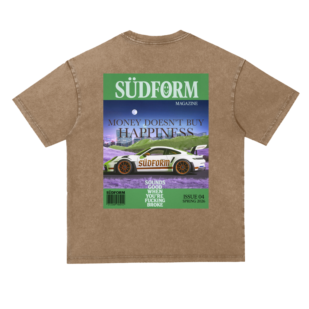 SÜDFORM Magazine issue 004 Snow Washed Heavyweight Oversize T-Shirt