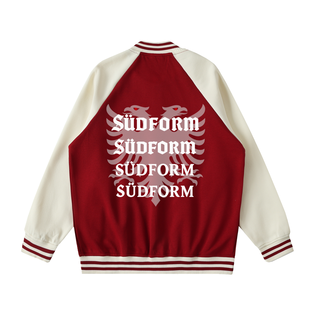 SÜDFORM Two Tone Raglan Sleeve Varsity Jacket